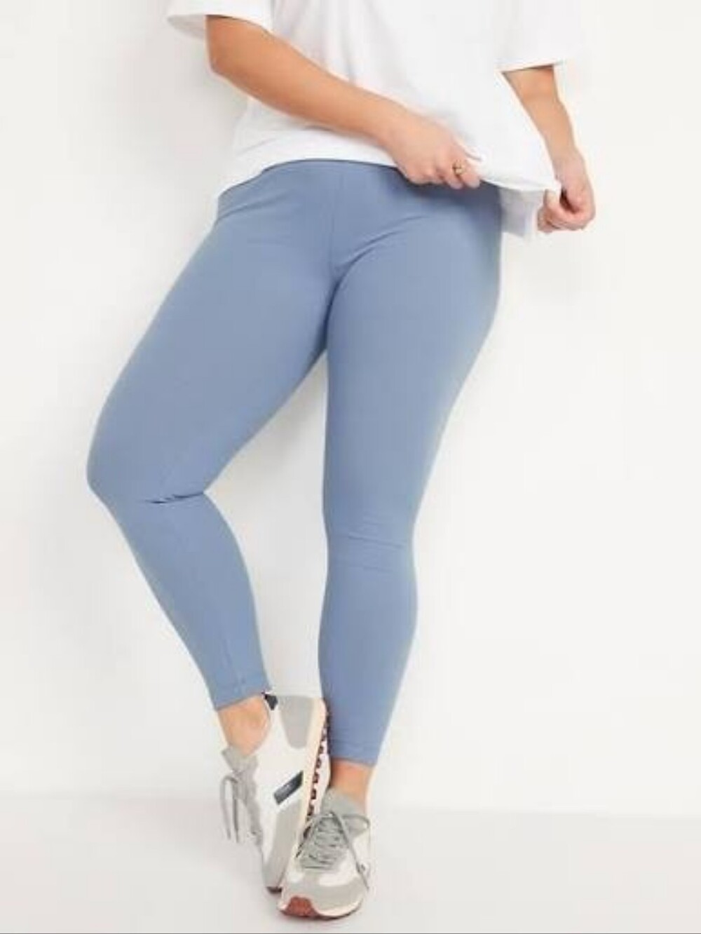 Old Navy Blue Ribbed Leggings